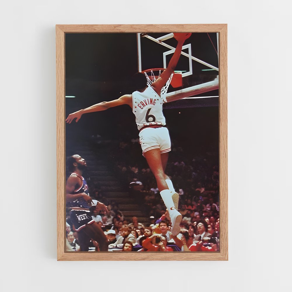 Poster L'Envol de Dr. J – affiche Basketball (vue 4)